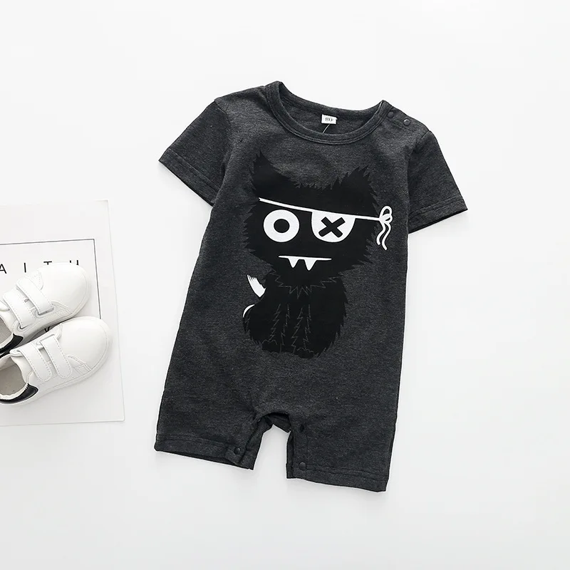 2020 Baby Rompers Summer Lovely Baby Boy Girl Clothing Newborn Infant Penguin Short Sleeve Clothes baby boy girl Jumpsuits