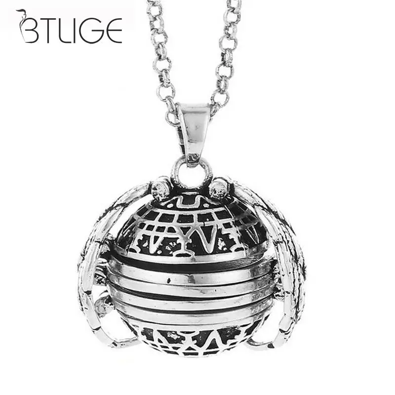 

AB Magic Photo Pendant Memory Floating Locket Necklace Plated Angel Wings Flash Box Fashion Album Box Necklaces for Women Men