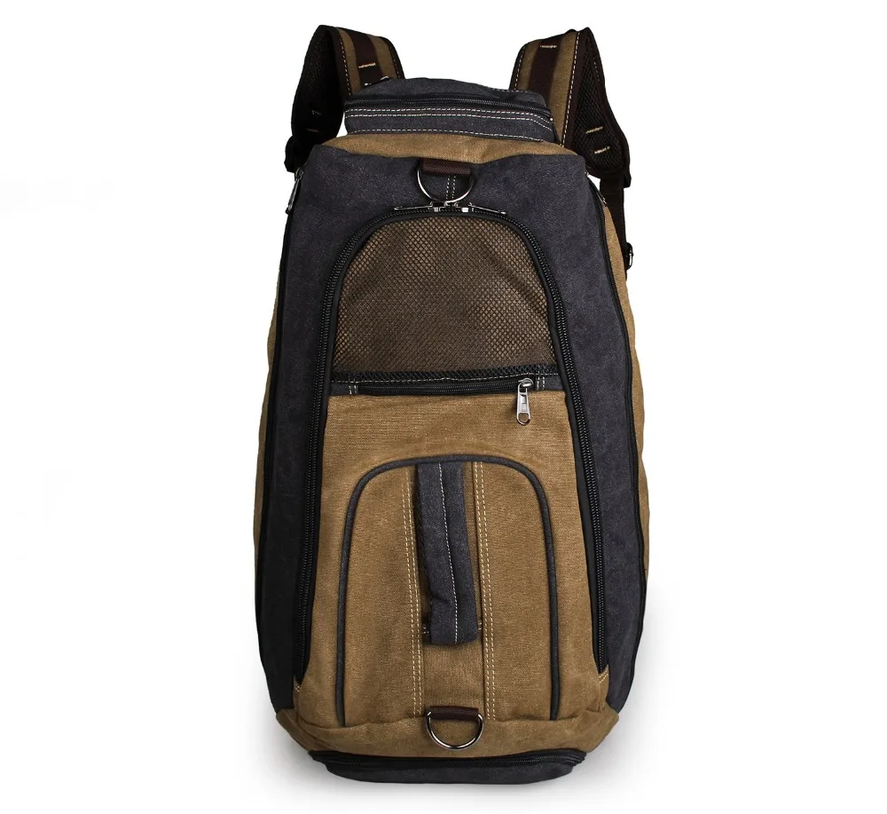 

J.M.DMultifunction Durable Canvas Backpack Extra Large Rucksack Mountaineering Bag 9025
