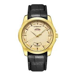 Швейцария часы для мужчин Элитный бренд часы с датой ремень бизнес непромокаемые световой повседневное золотые часы Relojes Hombre