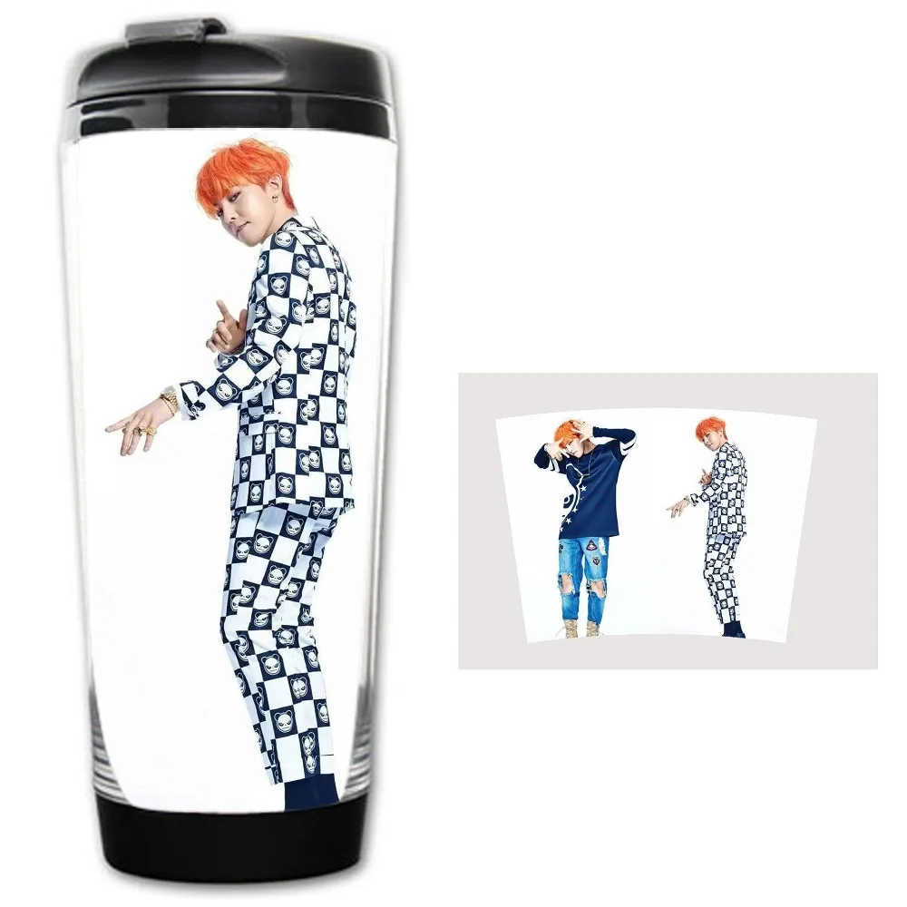 HOT SALE Gd bigbang G - Dragon Models Double Insulation Plastic Good Quality Mug Coffee Cup Space | Дом и сад