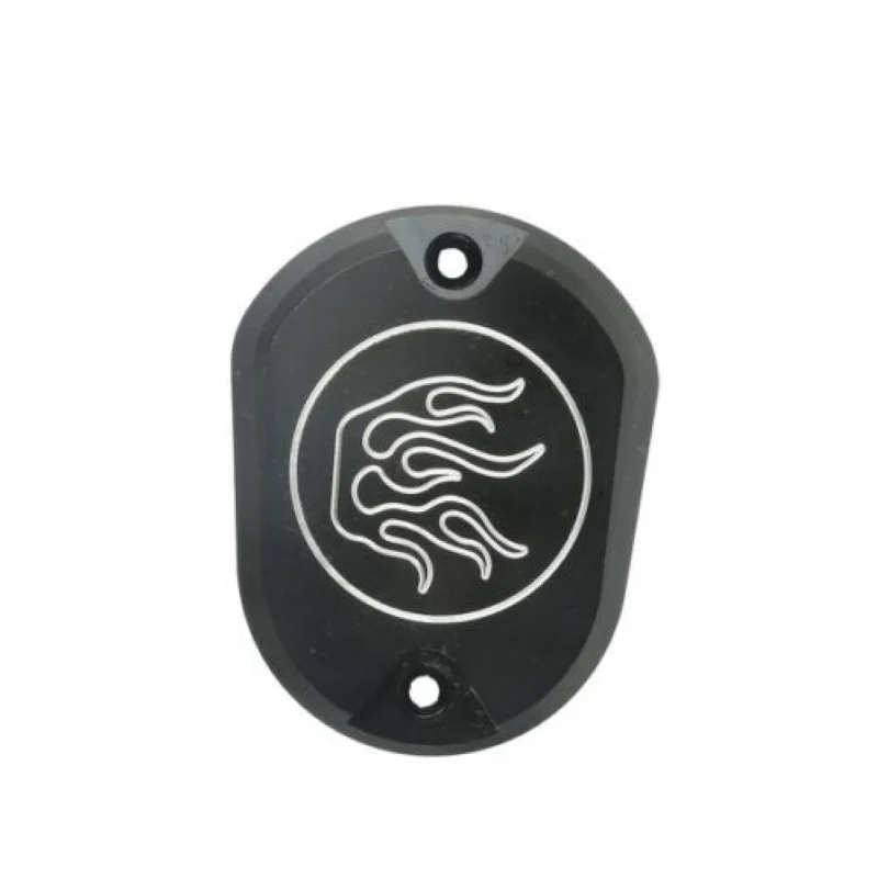 

Motorcycle New Flame Style CNC Reservoir Master Cylinder Cover For Harley Sportster 883 1200 48 72 Iron 883 XL883N 09-18