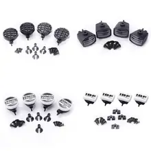 4 шт. Радиоуправляемый Автомобильный светодиодный светильник, абажур для 1:10 Tamiya HSP, абажур для осевой SCX10 D90, TRX-4, запчасти для альпинизма, аксессуары