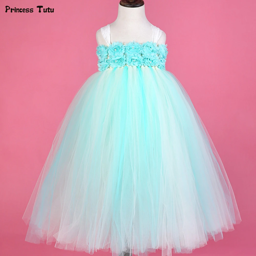 green tutu dress girl