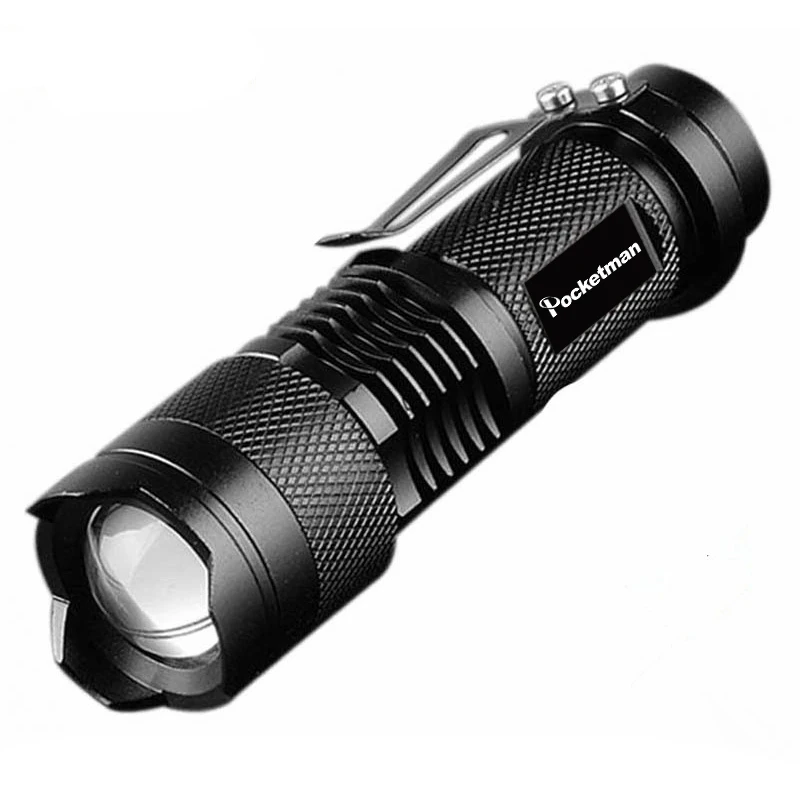 blacklight torch Drop Shipper Promotion Set! LED Flashlight T6 Tactical Flash Light + Q5 Mini Torch Lanterna Zoomable Waterproof Flashlight Bike emergency flashlights Flashlights