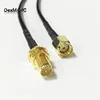 1 unid WIFI router cable RP-SMA hembra Jack tuerca RP-SMA macho RG174 30 cm/50 cm/100 cm venta al por mayor envío rápido ► Foto 1/6
