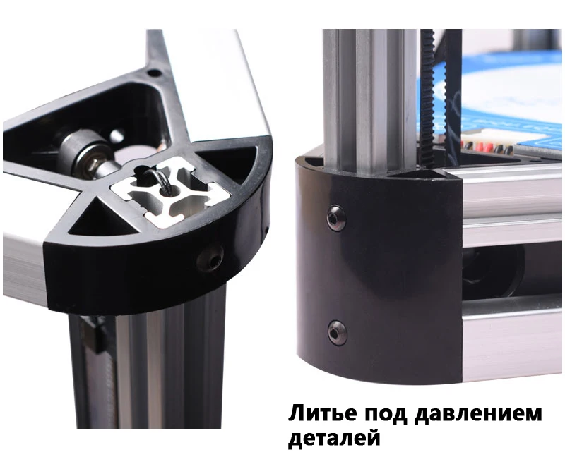 BIQU 3D принтер Высокая точность Kossel Plus/Pro DIY автоматическое выравнивание Kossel Reprap 3D-принтер машина алюминиевый HeatBed BLTOUCH