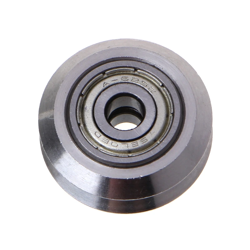 V Type Wheel With 625ZZ Bearings Bore 5mm Stainless Steel Double V 