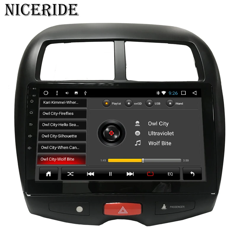 Clearance For 2010 2011-2015 Mitsubishi ASX Car Multimedia player 2 DIN Android 7.1 GPS Navigation radio stereo 2