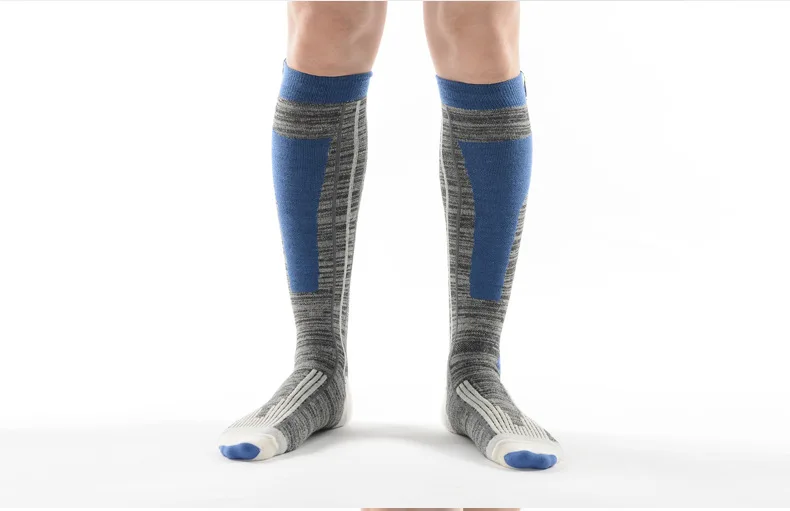 MKSK высококачественные профессиональные мужские или женские мерсеризованная мериносовая шерсть Лыжные носки уличные плотные махровые теплые гольфы