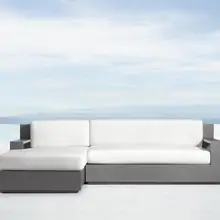 Новое поступление открытый продажи на внутренний дворик arm диван-шезлонг секционные