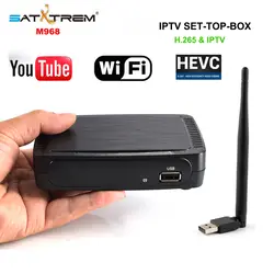 Satxtrem M968 IPTV Декодер каналов кабельного телевидения 2 ГБ DDR3 Mag поле Full HD 1080p H.265 HEVC Youtube Поддержка USB WI-FI pk Mag 250, Mag 254, Mag 256