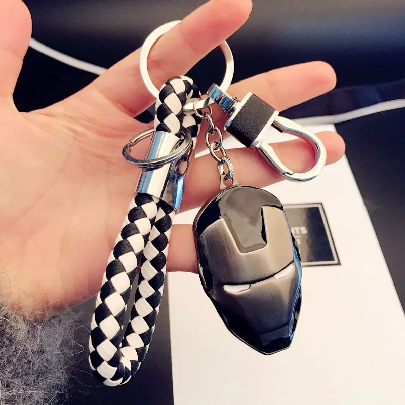 

Marvel jewelry SuperHeroe The Avengers Logo Style Metal Pendant Keychains iron Man Keyring porte clef chaveiro key holder