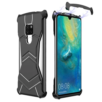 

R-just Aluminum Phone case For Huawei Mate 20 Magnetic Metal Black Panther Frame Shockproof Back Cover Protection Coque