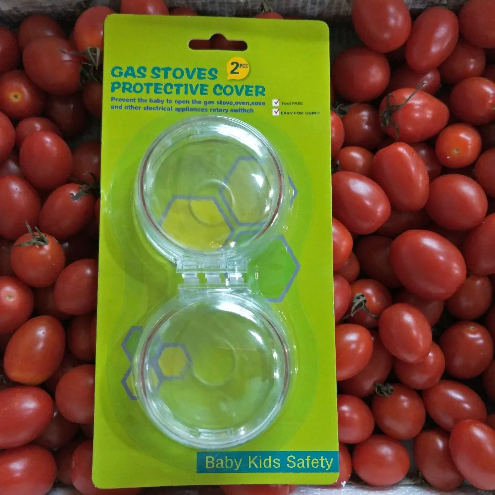 4 PCS Clear View Stove Knob Covers for Safety Kitchen Gas Range Control