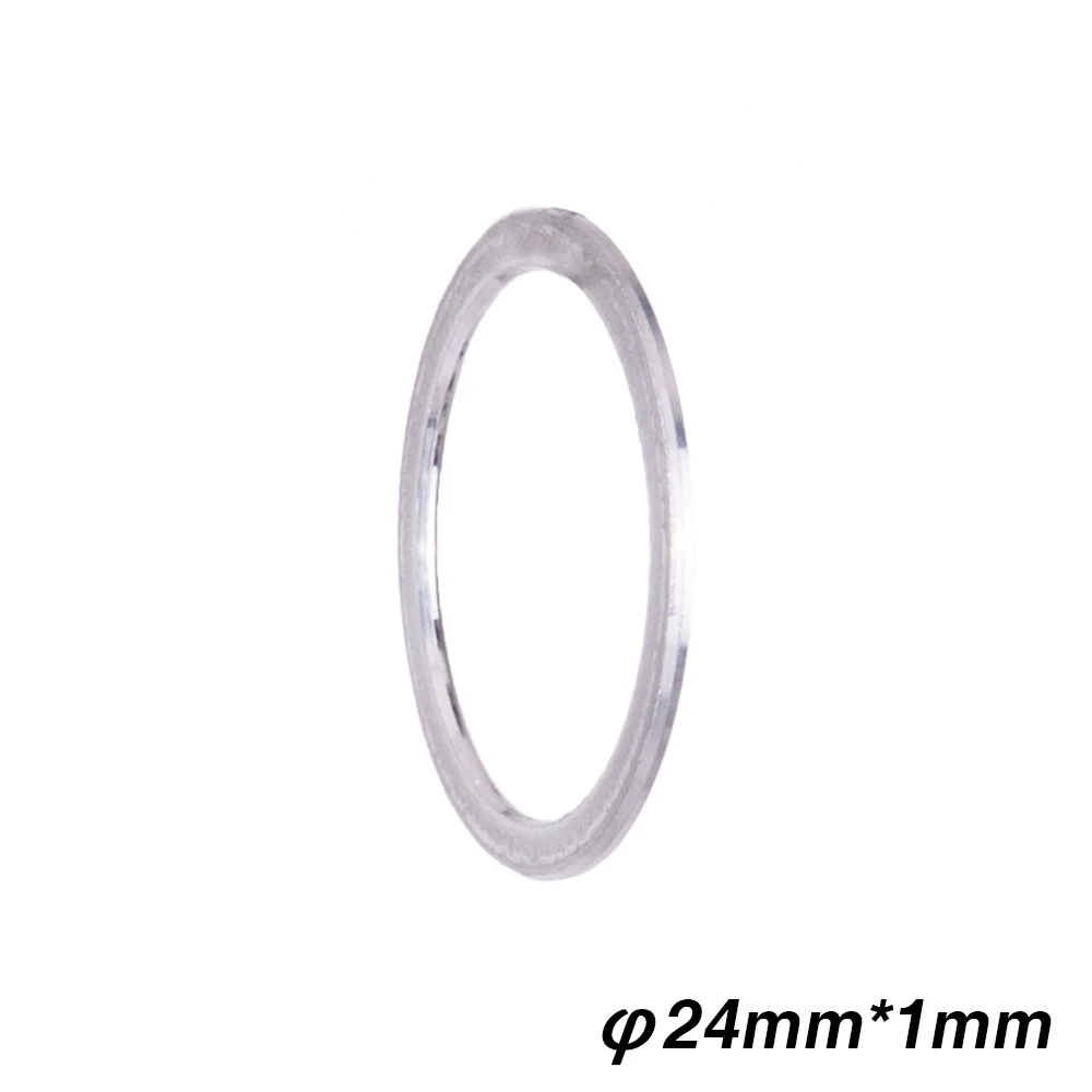 ZTTO MTB Road Bike Bottom Bracket Washer 1mm 2mm 3mm Axle Washer Crankset Spacer BB Aluminium For 24mm Chainset Crankset