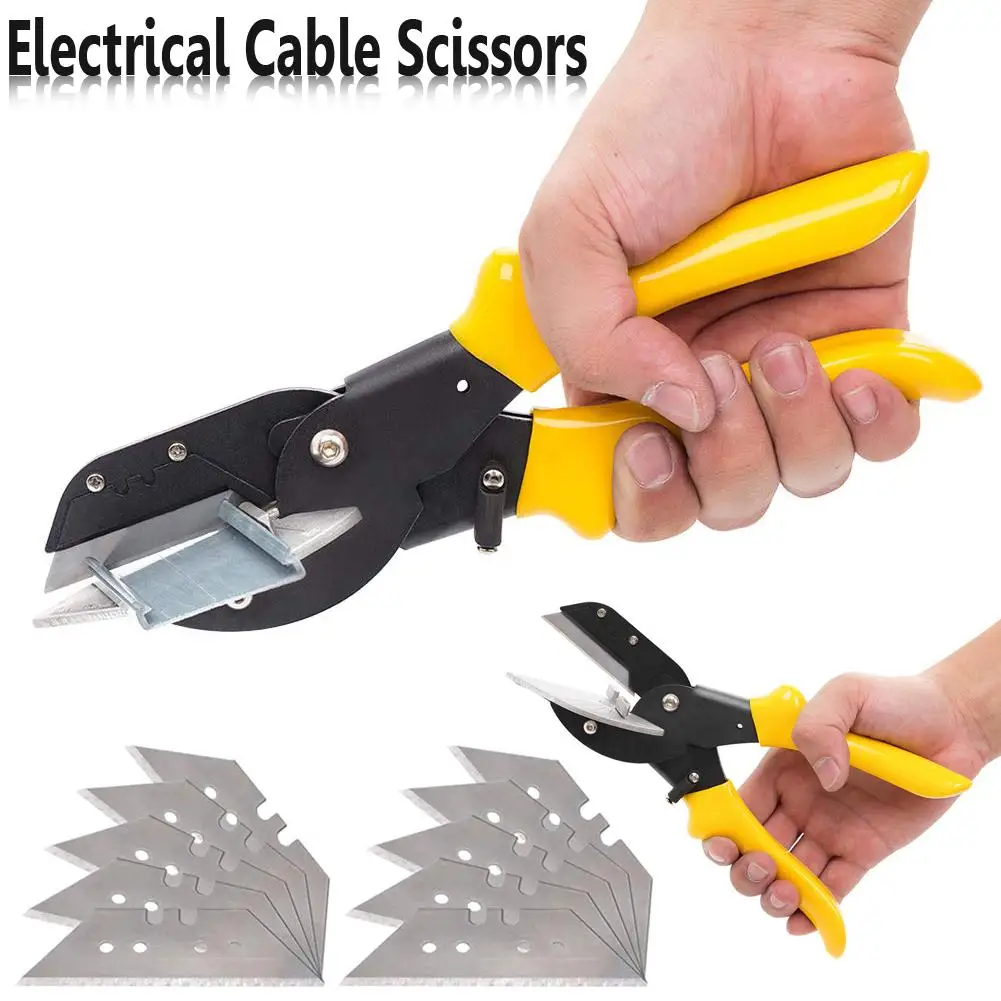

Adjustable Electrical Cable Cutter Scissors for Plumbers Electricians Carpenters