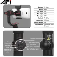 ים מקס xr x אפי V5 3-Axis כף יד gimbal מייצב Smartphone עבור iPhone -ים מקס XR X 8 פלוס 8 7 6 סמסונג S9 S8 GoPro מצלמה פעולה (5)