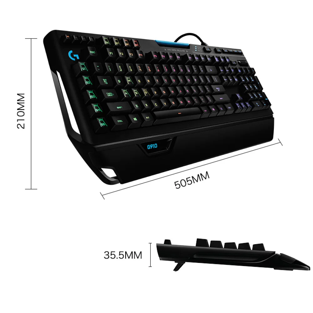 Игровая механическая клавиатура Logitech G910 Orion Spark RGB новинка 2018|mechanical gaming keyboard|gaming
