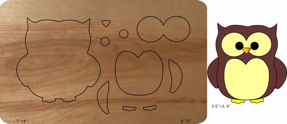 Сова из дерева своими руками чертежи