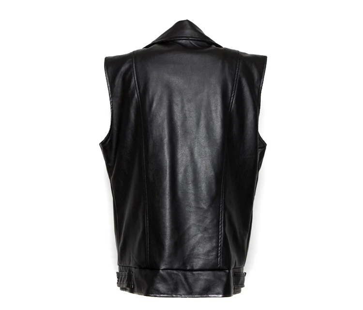 Promo  Spring Leather Jacket Locomotive Jacket Women Sleeveless Cardigan Casaco Feminino Women Windbreaker