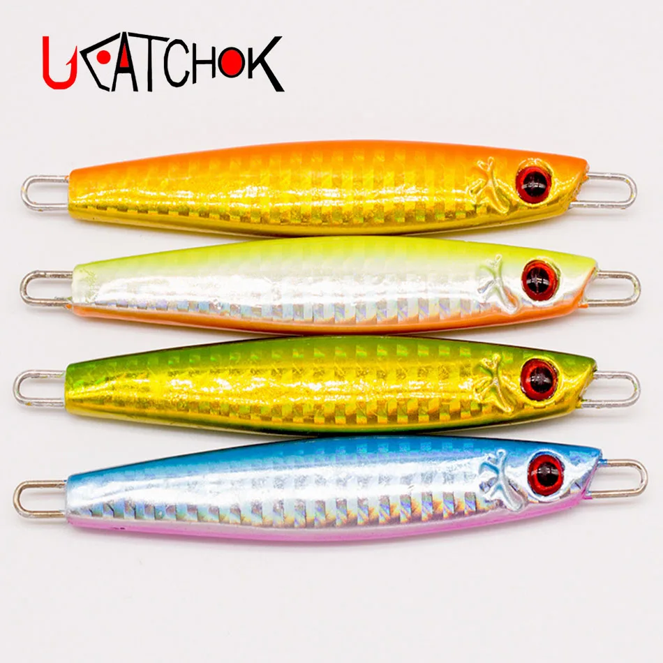 2018NEW 2pcs/pack 40g fishing jig 91mm long casting far shot jig bait beach fishing sea metal mackerel bait laser lure lead fish