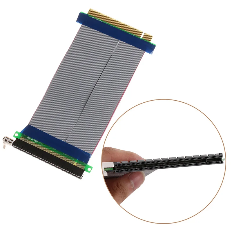 PCIe 16X PCI Express PCI E 16X to 16X Riser Extender Card Adapter Flexible Cable 10166 3