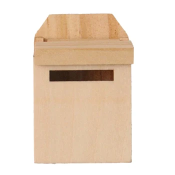 

ABWE Best Sale 1/12 Wooden Mailbox Dollhouse Miniature Fairy Garden Decor 5color