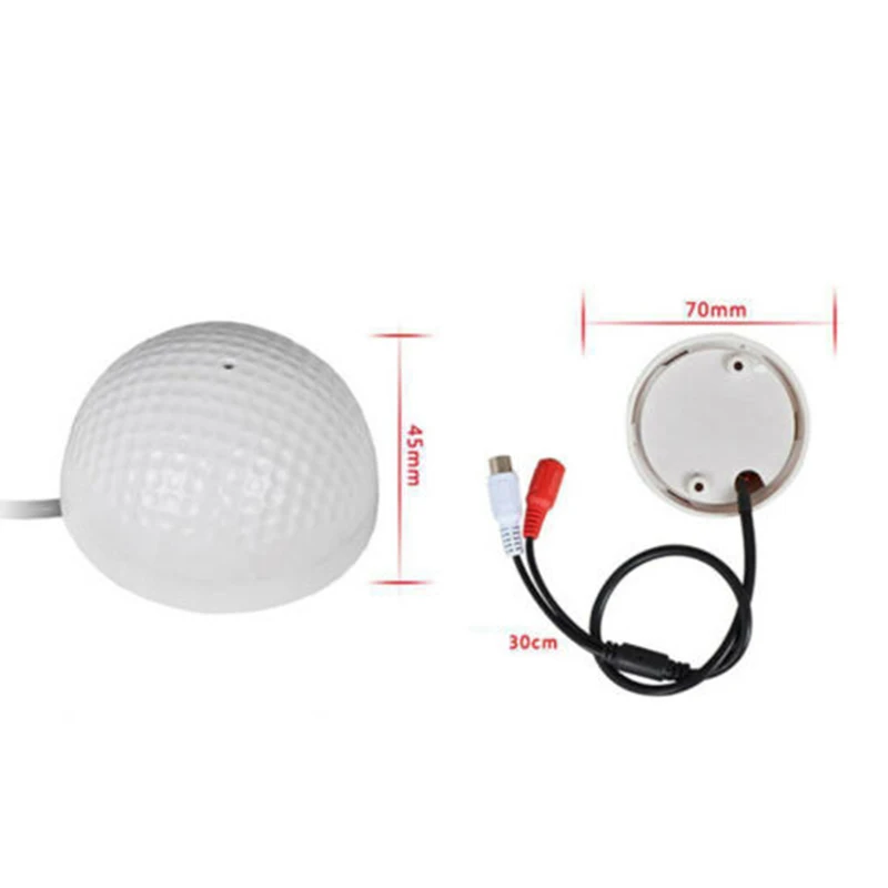 

CCTV Microphone Ball Shape Audio Pickup Device High Sensitivity Audio Monitoring Device for Car Car Styling