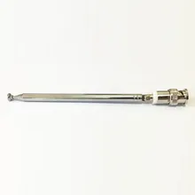 Телескопическая антенна 175 мм длиной 7 секций стрейч Антенна BNC разъем спектра инструмент Радио ТВ FM DIY