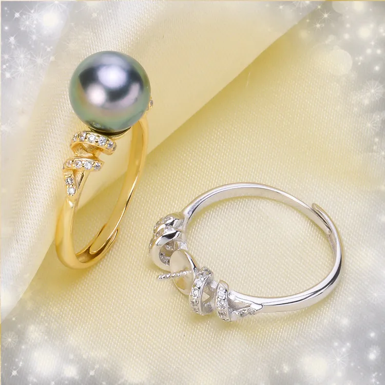 Silver Plated Adjustable Ring jewelry Findings Pad Bases Blanks Fashion