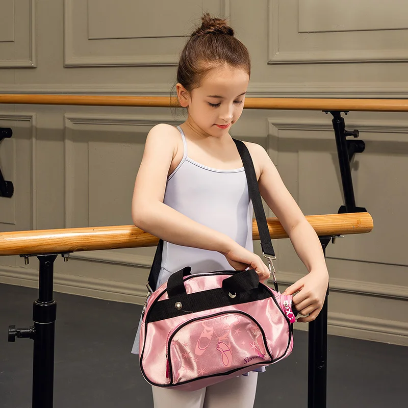 Sansha Girls 7L Small PU Ballet Dance Bag With Shoulder Straps Gym Sports Bag 325mm*114mm*193mm KBAG4 3