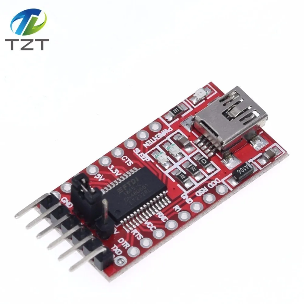 1 шт. FT232RL FT232 FTDI USB 3,3 В 5,5 В к ttl Серийный адаптер Модуль Mini Порты и разъёмы скачать кабель для Arduino Mini Порты и разъёмы