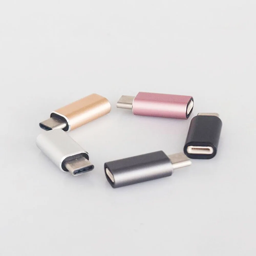 Для iPhone 8 Pin женский микро USB Мужской зарядный кабель из алюминиевого сплава конвертер зарядный разъем адаптер для телефона Android