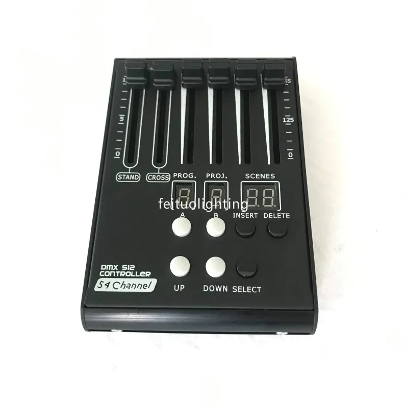 

2019 New Mini Dmx Controller Console 54 Channels Dmx Outputs Dj Controller 9 Programs 3 Pin Xlr Connector Dmx Lighting Console