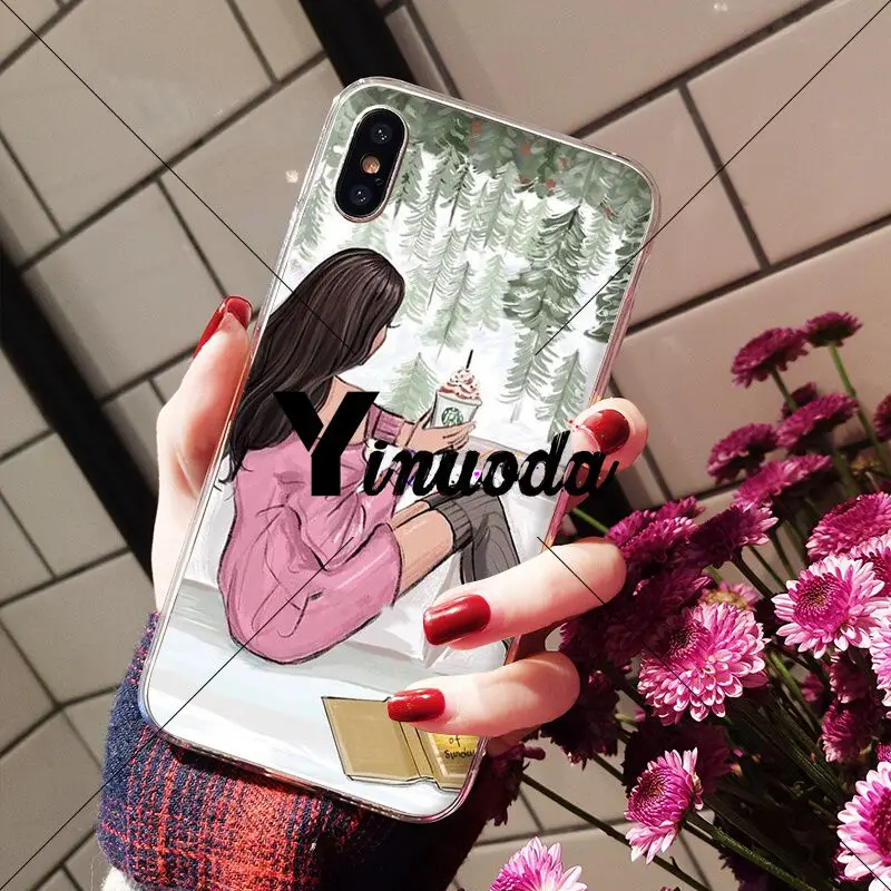VOGUE Christmas Princess Girl Female boss coffee Phone Case