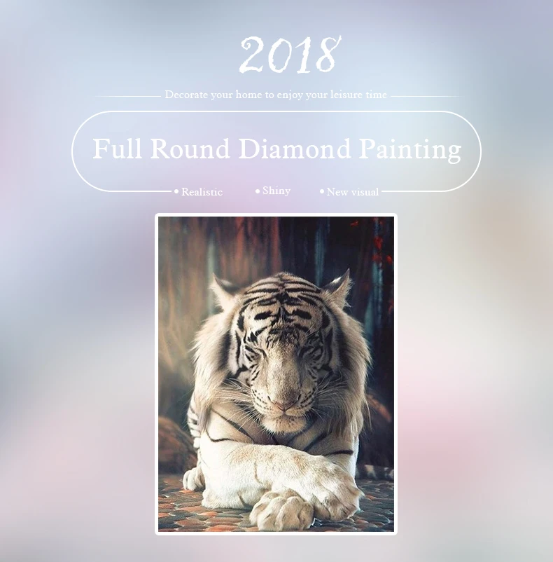 Полностью 5D Diy Daimond картина "Бенгальский Тигр" 3D алмазная живопись круглые стразы алмазная живопись Вышивка животные