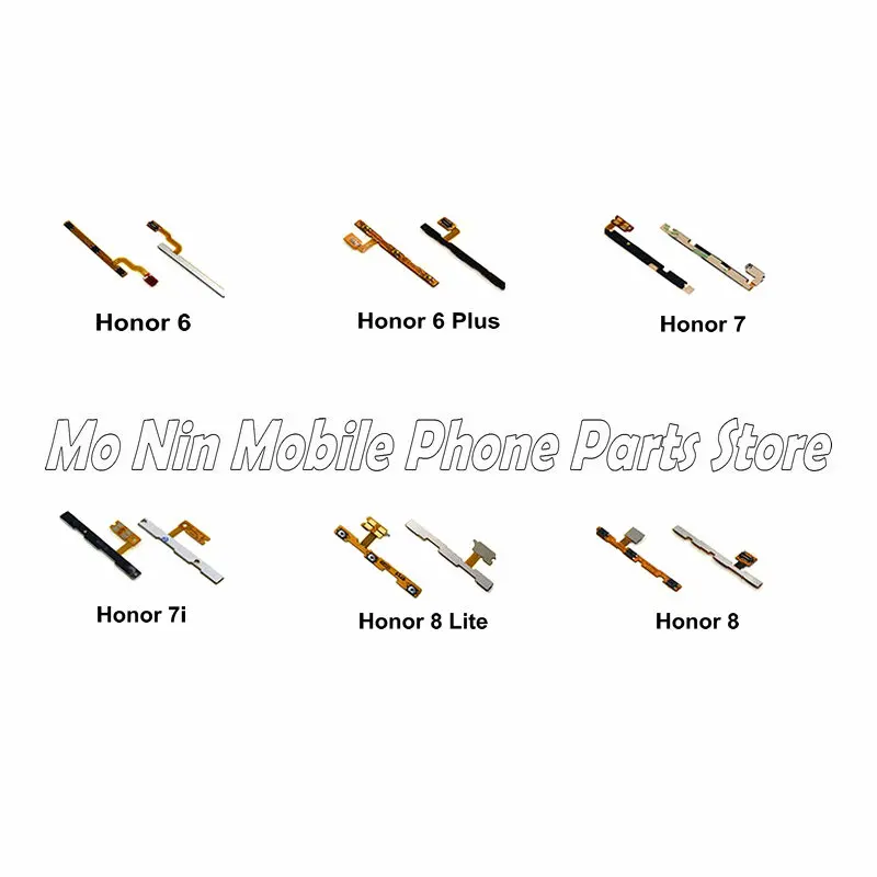 

New Power on/off & volume up/down buttons flex cable Replacement for Huawei Honor 6 6Plus 7 7i 8 Honor 8 Lite phone