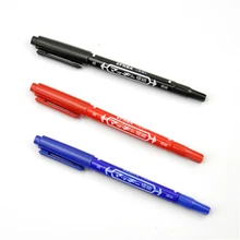 30 шт Профессиональный Ассорти Татуировки маркировочная ручка двойной наконечник маркер для пирсинга-Черный Синий Красный татуировки аксессуары