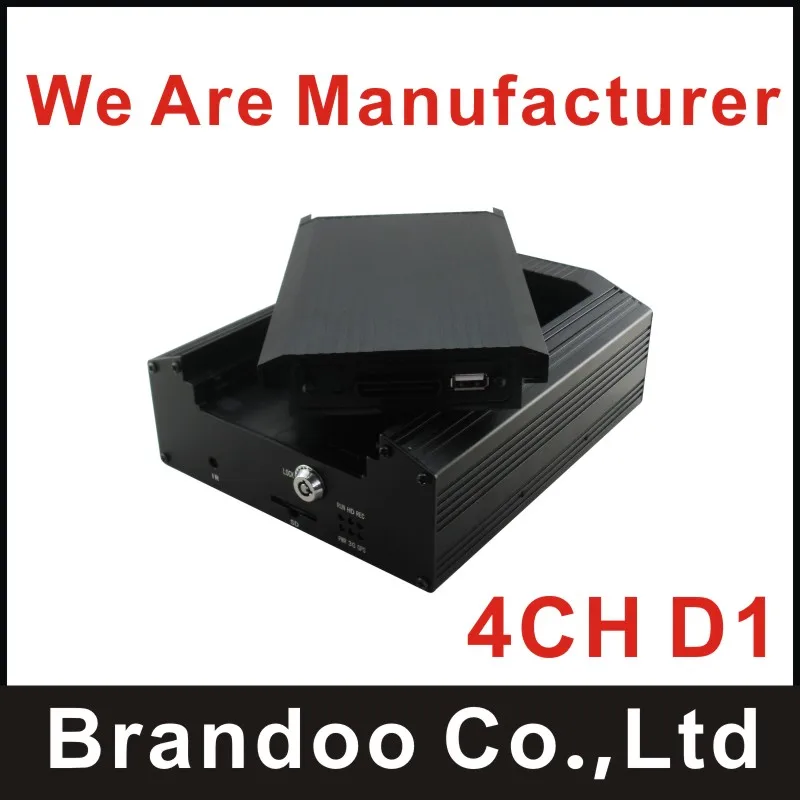 School bus MDVR 4 channel recording 2TB HDD memory supported used on bus taxi truck mini