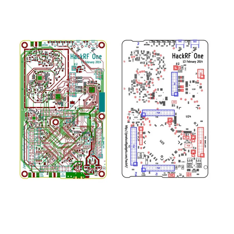 HackRF одно программное обеспечение определенная радио платформа макетная плата 1 МГц до 6 ГГц RTL SDR демонстрационная плата ключ приемник Ham Радио C5-002