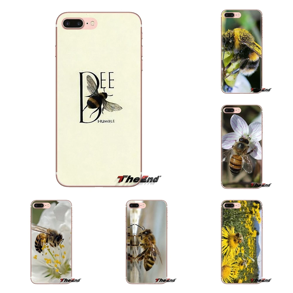 Прозрачный чехол из ТПУ для Xiaomi Mi4 Mi5 Mi5S Mi6 Mi A1 A2 5X 6X 8 9 Lite SE Pro Max Mix 2 3 2S small little Bee Bees Art |