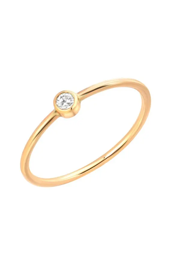 

FYR112 FY Personalized Jewelry 6/7/8/9/10# Dainty Simple Fashion Ring Solitaire Ring Birthstone Ring Personalized Gift
