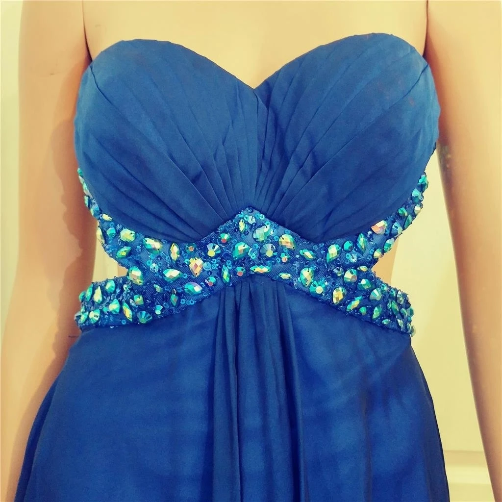 LA FEMME Formal Evening Party Cocktail DRESS Sz.2 Prom Wedding Sexy (5)