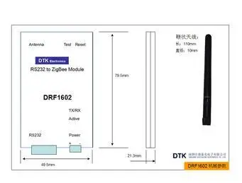 1 шт. RS232/485 отложным воротником Zigbee модуль, TI CC2530F256, ZigBee2007/PRO соглашение