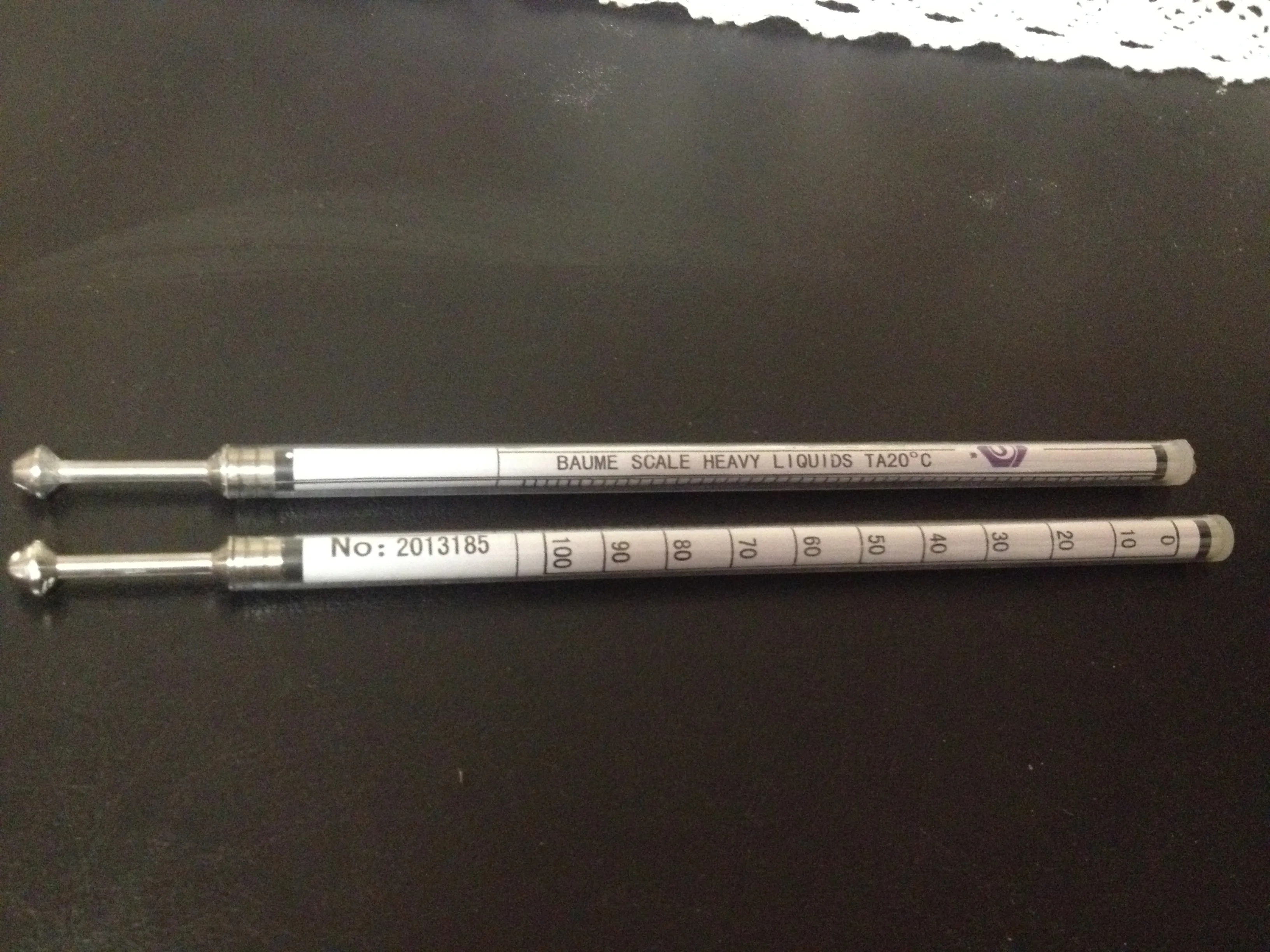

Baume meter 0-100 Baume degree hydrometer stainless steel Baume Tester meter casting