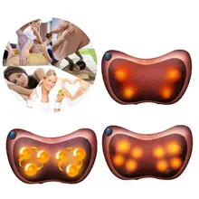 4/6/8 мячей электрическая Массажная подушка для шеи, поясницы средства ухода за кожей шеи, спины подушки разминание шиацу подушка автомобиля дома Применение вилки стандарта Австралии/США штепсельная вилка британского стандарта