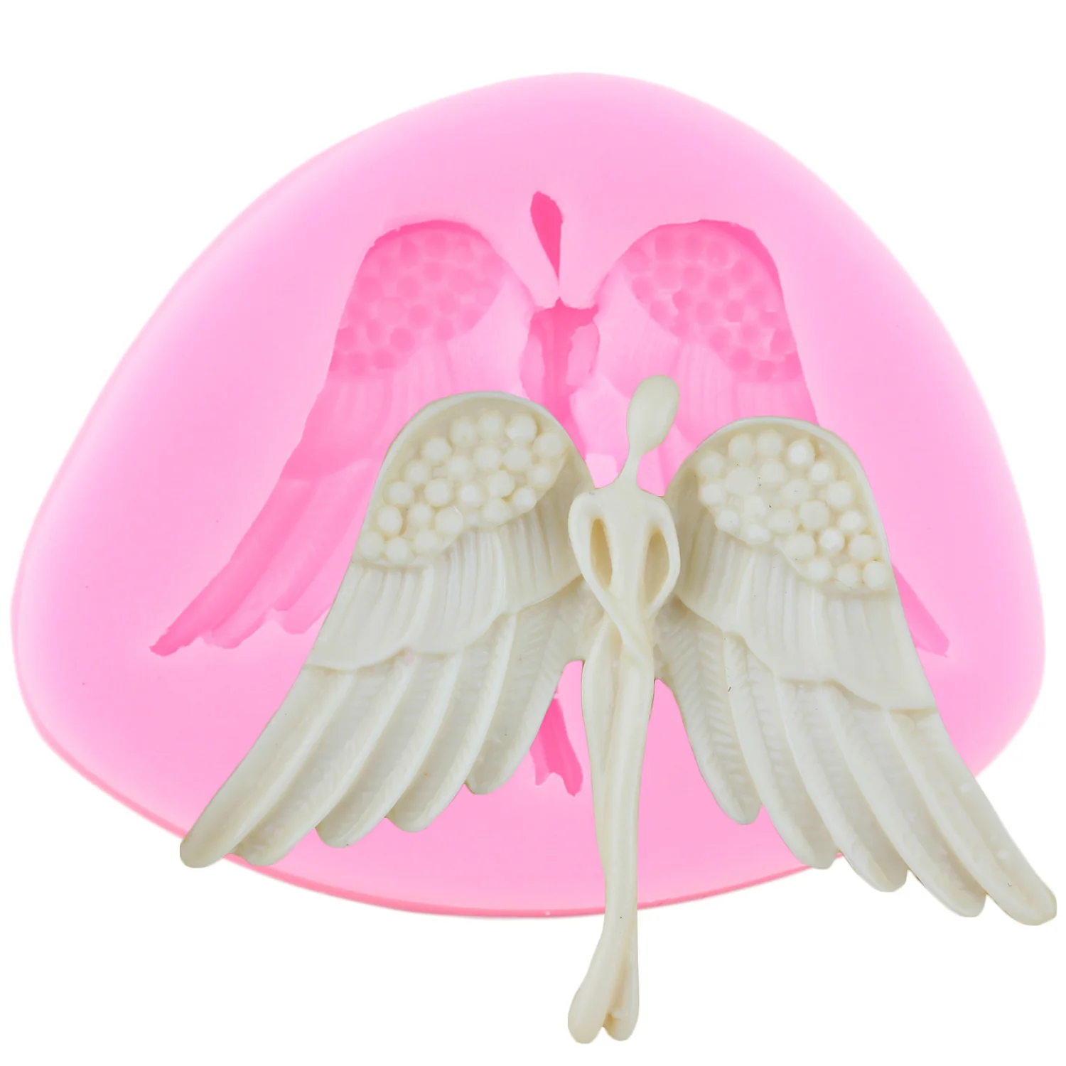 

Angel Wing Silicone Mold DIY Wedding Fondant Cake Decorating Tools Cupcake Topper Cookie Baking Chocolate Gumpaste Moulds