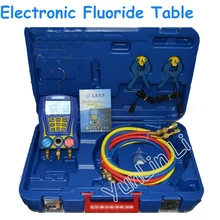 WK-6889 Electronic Fluoride Meter Digital Display Refrigeration Manifolds Gauge Vacuum Pressure Manomete Compressor Tool Gauge wk 6889 digital refrigeration vacuum test digital refrigeration manifolds gauge vacuum pressure manomete compressor tool gauge