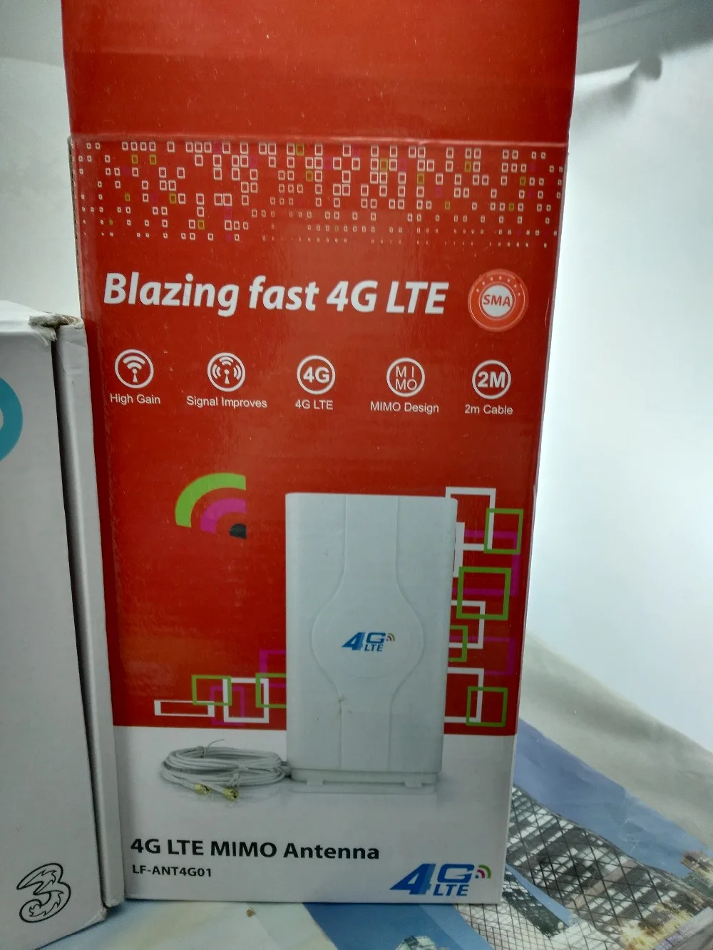 4G LTE антенна двойной sma-разъем zte MF283 + LTE wifi маршрутизатор (маршрутизатор не входит в комплект)